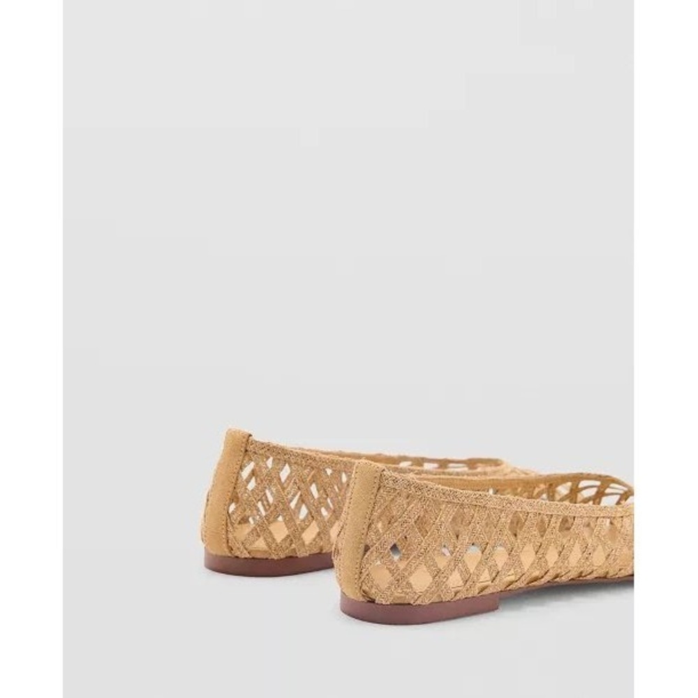 mango NATURAL FIBER BALLET FLATS - Picture 6 of 11